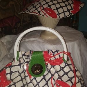 Kate Spade Lobster Bag and Matching Hat
